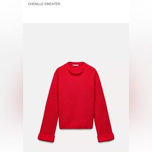 Zara Chenille Wide Sleeve sweater